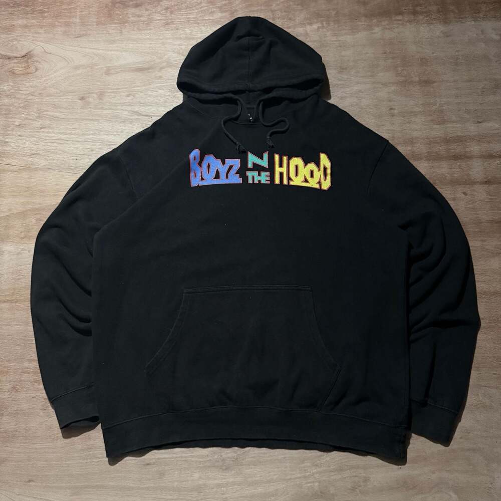 Boyz N The Hood Hoodie XL Black Ice Cube Movie Graphic Y2K Style Streetwear